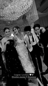 El Rumi dan Syifa Hadju di Nikahan Luna dan Maxime (instagram)